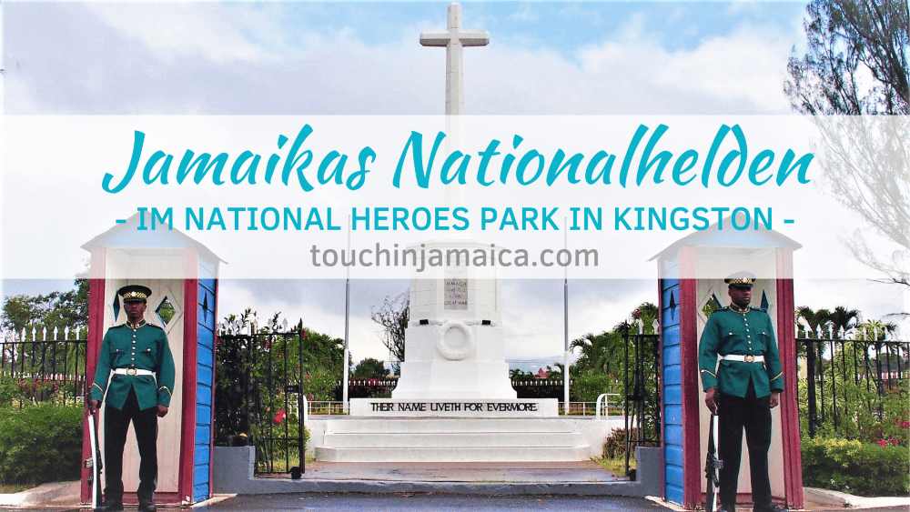 Jamaikas Nationalhelden im National Heroes Park in Kingston